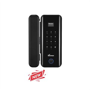 Khóa vân tay cửa kính Demax EL800G BL App Wifi, Remote của tiêu chuẩn Đức