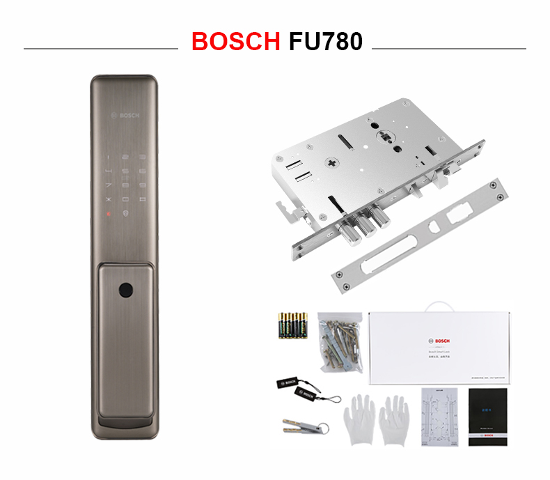 Khóa cửa vân tay Bosch FU750 màu đen