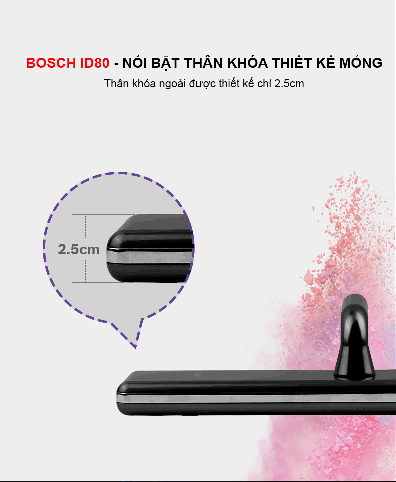 Khóa vân tay Bosch ID80 - 4