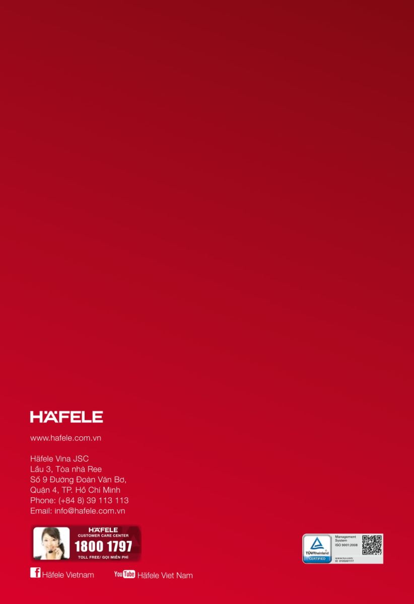Khóa điện tử Hafele EL8000 - TC-40