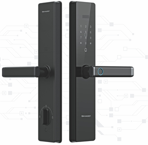 Khoá cửa thông minh Sharp T2-B Black App wifi