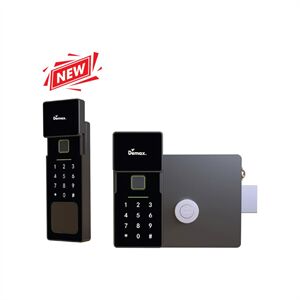 Khoá vân tay cửa cổng sắt Demax EL608 CNC GB chống nước , app wifi, remote Của tiêu chuẩn Đức