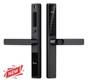 Khoá vân tay cửa nhôm Demax El699 Lux AG App wifi - Chống nước của tiêu chuẩn Đức