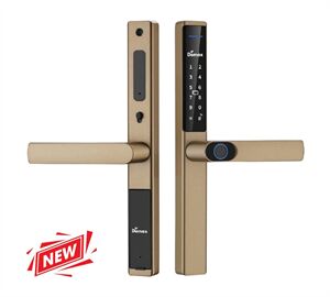 Khoá cửa nhôm thông minh Demax El599 Lux CG - Chống nước của tiêu chuẩn Đức