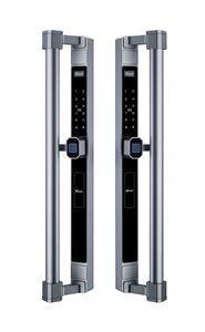Khóa vân tay 2 mặt cửa nhôm, cửa cổng sắt Demax SL808 GS LUX Remote chống nước của tiêu chuẩn Đức