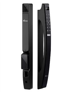 Khoá cửa nhôm vân tay chống nước Demax EL902 BL Face ID Remote, App Wifi Của tiêu chuẩn Đức 