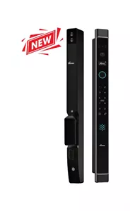 Khóa cửa nhôm EL908 BL CNC FACE ID WIFI 10 Khoá cửa thông minh Demax EL908 AG CNC Remote chính hãng