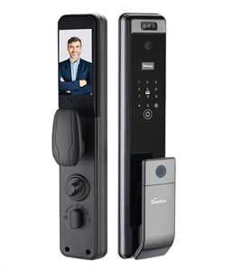 Khóa cửa vân tay Demax SL916 GS Face ID, App Wifi Của tiêu chuẩn Đức