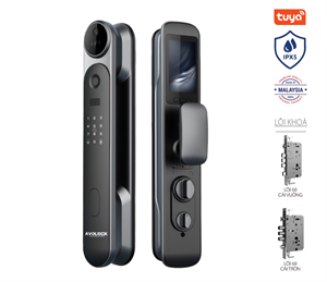 Khoá vân tay Avolock AL-79FRVT-B nhận diện khuôn mặt Face ID
