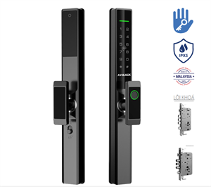 Khoá vân tay cửa nhôm Avolock AN-383-B App wifi