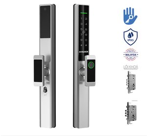 Khoá cửa nhôm vân tay Avolock AN-384-G App wifi