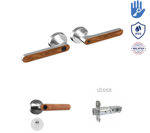 Khoá cửa gỗ vân tay Avolock AT-105-G App wifi