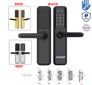 Khoá cửa vân tay Avolock AV-63 App wifi 