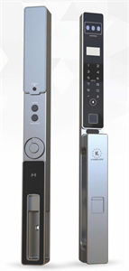 Khoá vân tay cửa nhôm KL-599 CNC 02 Grey App, Face ID