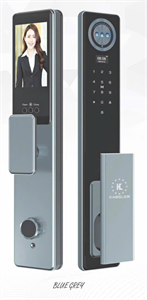 Khoá cửa điện tử Kassler KL868 CNC Blue Grey Face ID, App wifi