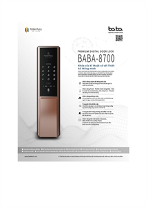 Khóa vân tay BABA 8700