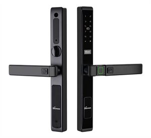 Khóa vân tay cửa nhôm App Wifi Demax EL688 BL chống nước IP56, chốt trong an toàn - Của tiêu chuẩn Đức