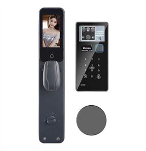 Khóa cửa nhận diện khuôn mặt Demax EL-Q966 Mở bằng Lòng Bàn Tay Tiêu Chuẩn tiêu chuẩn Đức, App wifi, Remote