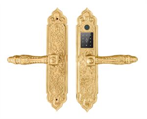 Khóa cửa tân cổ điển Demax EL350 24k Gold App TTlock Wifi - Của tiêu chuẩn Đức