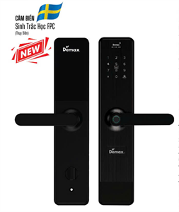 Khoá cửa vân tay Demax EL628 BN App wifi tiêu chuẩn Đức