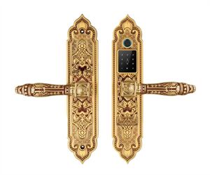 Khóa cửa tân cổ điển Demax EL350 Rose Gold App TTlock Wifi - Của tiêu chuẩn Đức