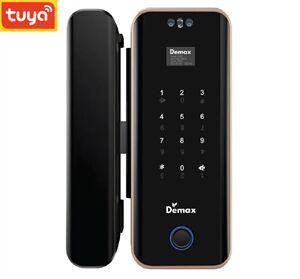 Khóa cửa kính thông minh Demax EL900G AC App Wifi, Face ID 3D của tiêu chuẩn Đức