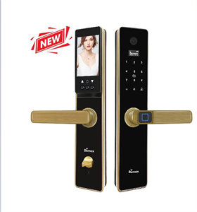 Khoá cửa vân tay Demax EL629 CG App wifi, chuông màn hình Của tiêu chuẩn Đức