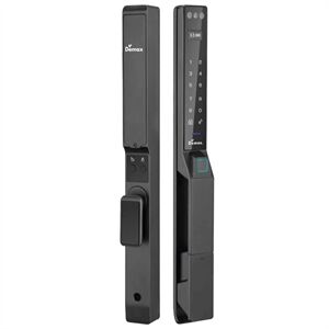 Khóa Cửa Nhôm Thông Minh Demax EL-MS909 MB - Face ID, Camera AI Chống Nước IP66 Cho Cửa Nhôm Cao Cấp 
