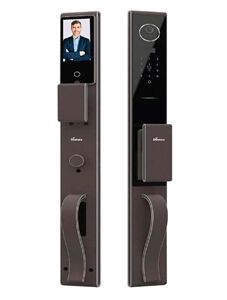 Khóa cửa vân tay Demax EL-MS999V CNC Face ID, Remote Mở bằng Lòng Bàn Tay Tiêu Chuẩn Đức