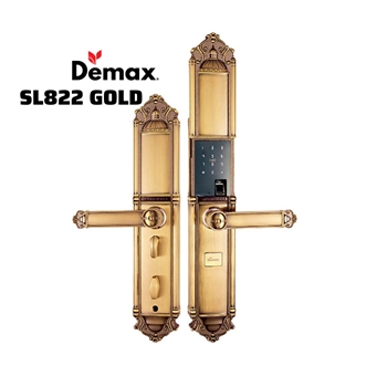 Khóa vân tay đại sảnh tân cổ Demax SL822 Gold - Của Đức