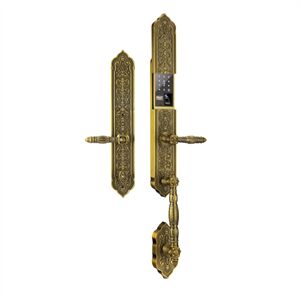 Khóa cửa vân tay - App Wifi tân cổ điển Demax EL888 GB BRASS màu đồng thau - Của tiêu chuẩn Đức