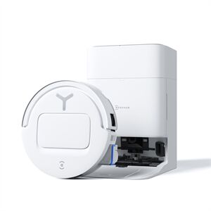 Robot hút bụi lau nhà Ecovacs Deebot T80 Omni White tự giặt giẻ