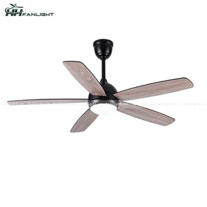 Quạt trần đèn hiện đại FL HD-501V 5 cánh màu vàng