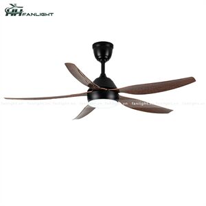 Quạt trần đèn hiện đại FL HD-515 5 cánh màu nâu