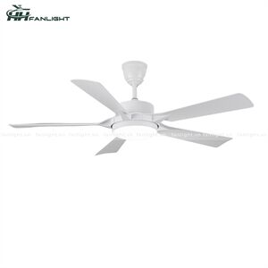 Quạt trần đèn hiện đại FL HD-517N 5 cánh màu trắng