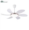 Quạt trần đèn hiện đại Fanlight FL HD-602 5 cánh màu trắng