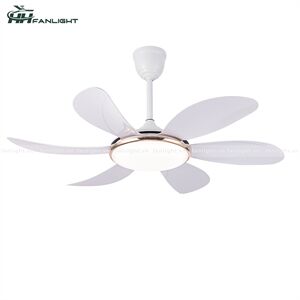 Quạt trần đèn hiện đại Fanlight FL HD-602 5 cánh màu trắng