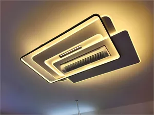 Đèn ốp quạt trang trí hình chữ nhật Fanlight FL OQ-N005