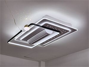 Đèn ốp quạt trang trí hình chữ nhật Fanlight FL OQ-N006