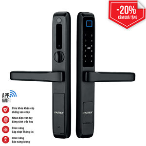 Khóa cửa nhôm vân tay Faster FS6800 BL