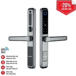 Khóa cửa nhôm vân tay Faster FS6800 Grey