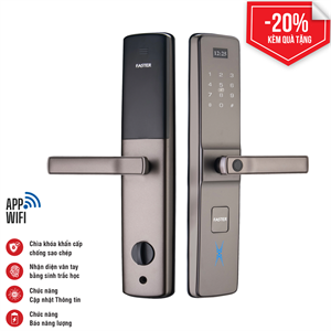 Khóa cửa điện tử Faster FS800 APP-BR App wifi 