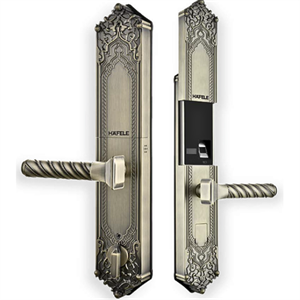 Khóa cửa điện tử tân cổ Hafele EL10K 912.05.314  Màu đồng cổ mờ