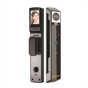 Khóa điện tử cửa gỗ Hubert HB CG69F Black Face ID