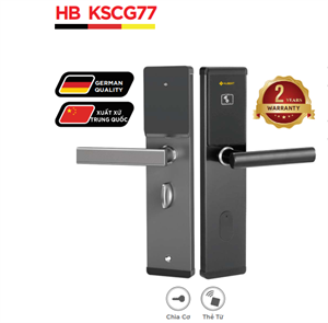 Khóa thẻ từ khách sạn Hubert HB KSCG77 Black
