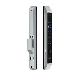 Khóa cửa nhôm thông minh Hubert HB CNI7 EU Gray App wifi, Face ID