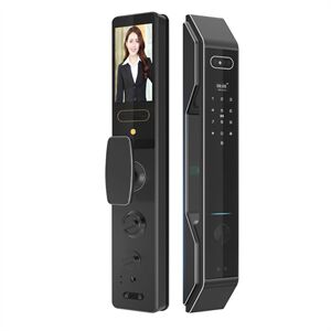 Khóa cửa vân tay Hubert HB CGI7 Black Face ID, App wifi của tiêu chuẩn Đức