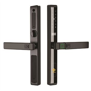 Khóa điện tử cửa nhôm Hubert HB CN77 Black App wifi chống nước chuẩn Ip68