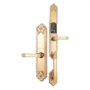 Khóa cửa đại sảnh Hubert HB DS77 Gold App wifi mạ Vàng 24K