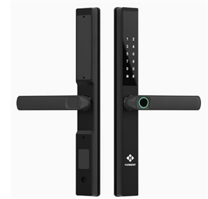 Khóa điện tử cửa nhôm Hubert HB CN21 Black App TTlock, chống nước 